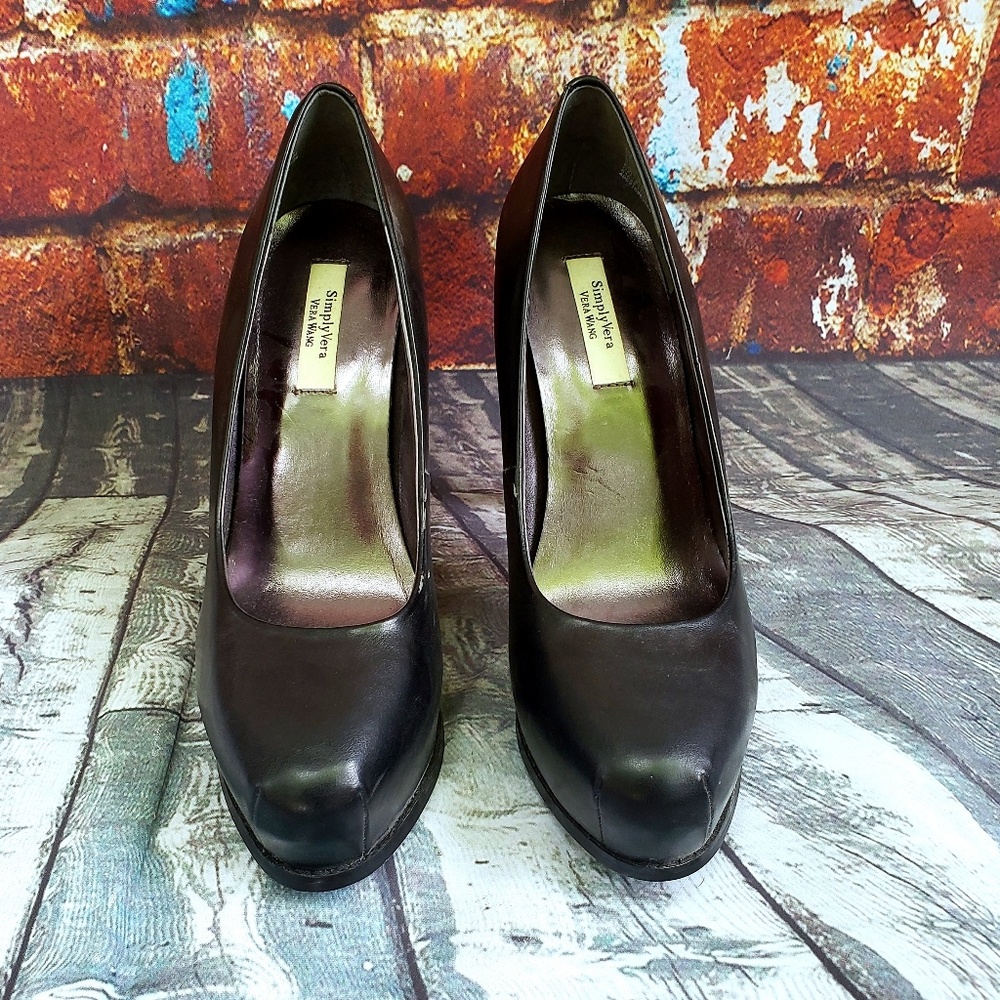Black stiletto heels